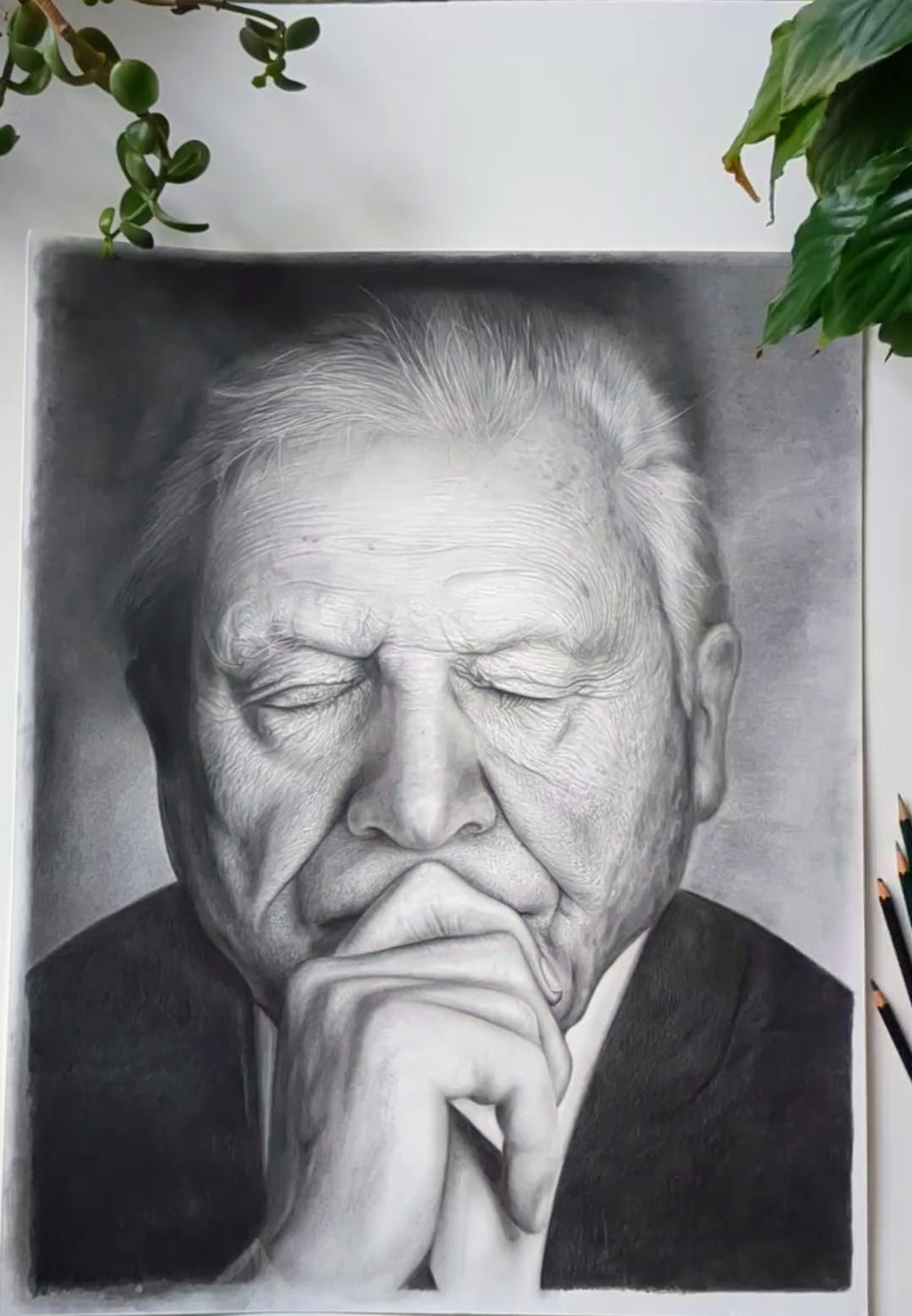 Sir David - Centenary Portrait