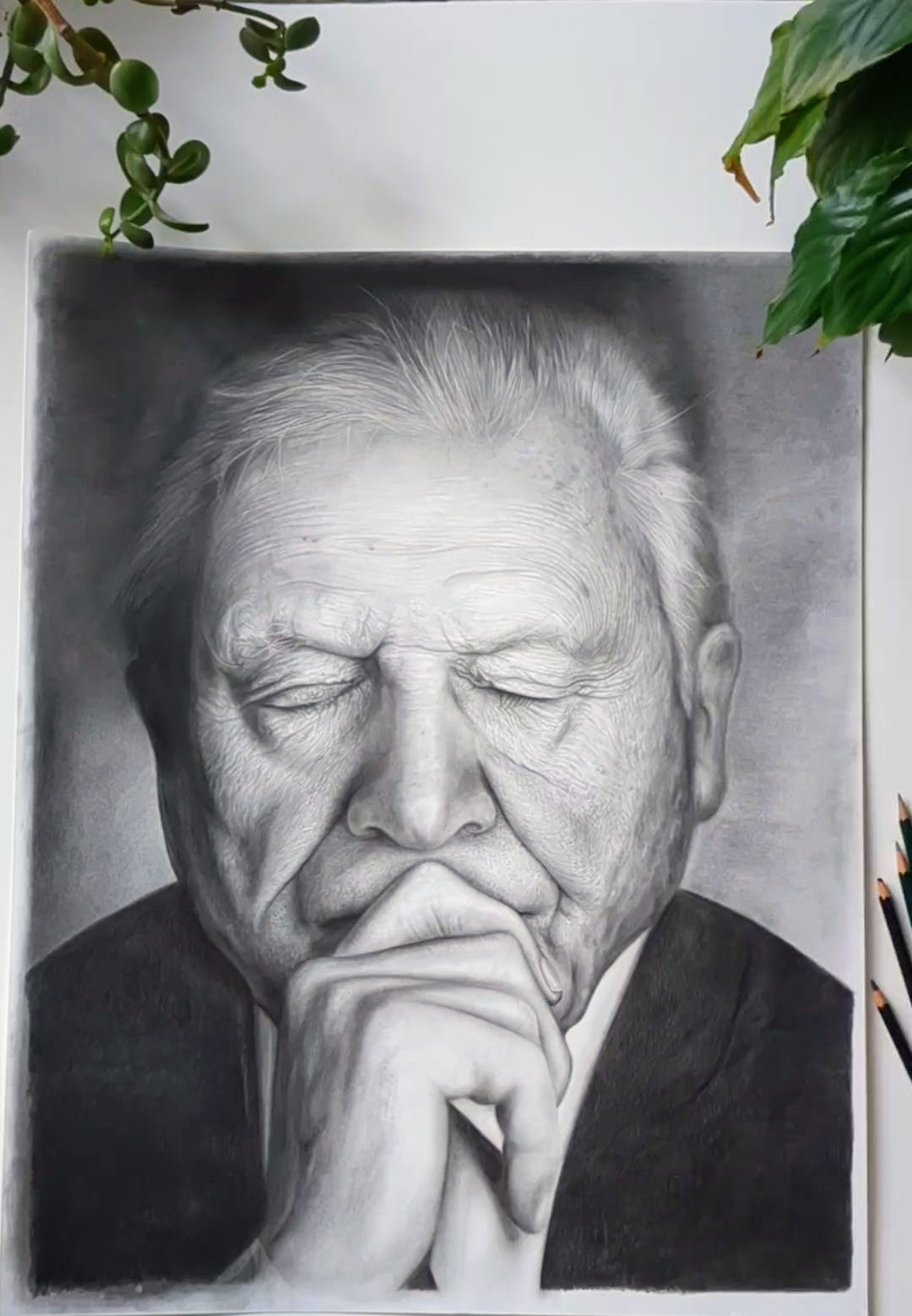 Sir David - Centenary Portrait